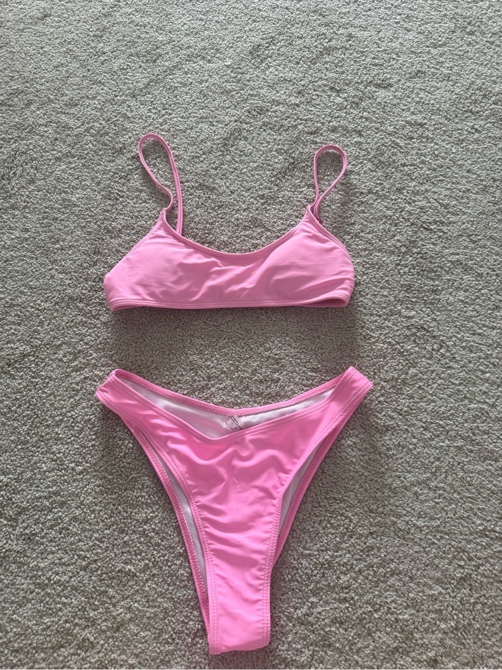 Pink Two-Piece Bikini Set